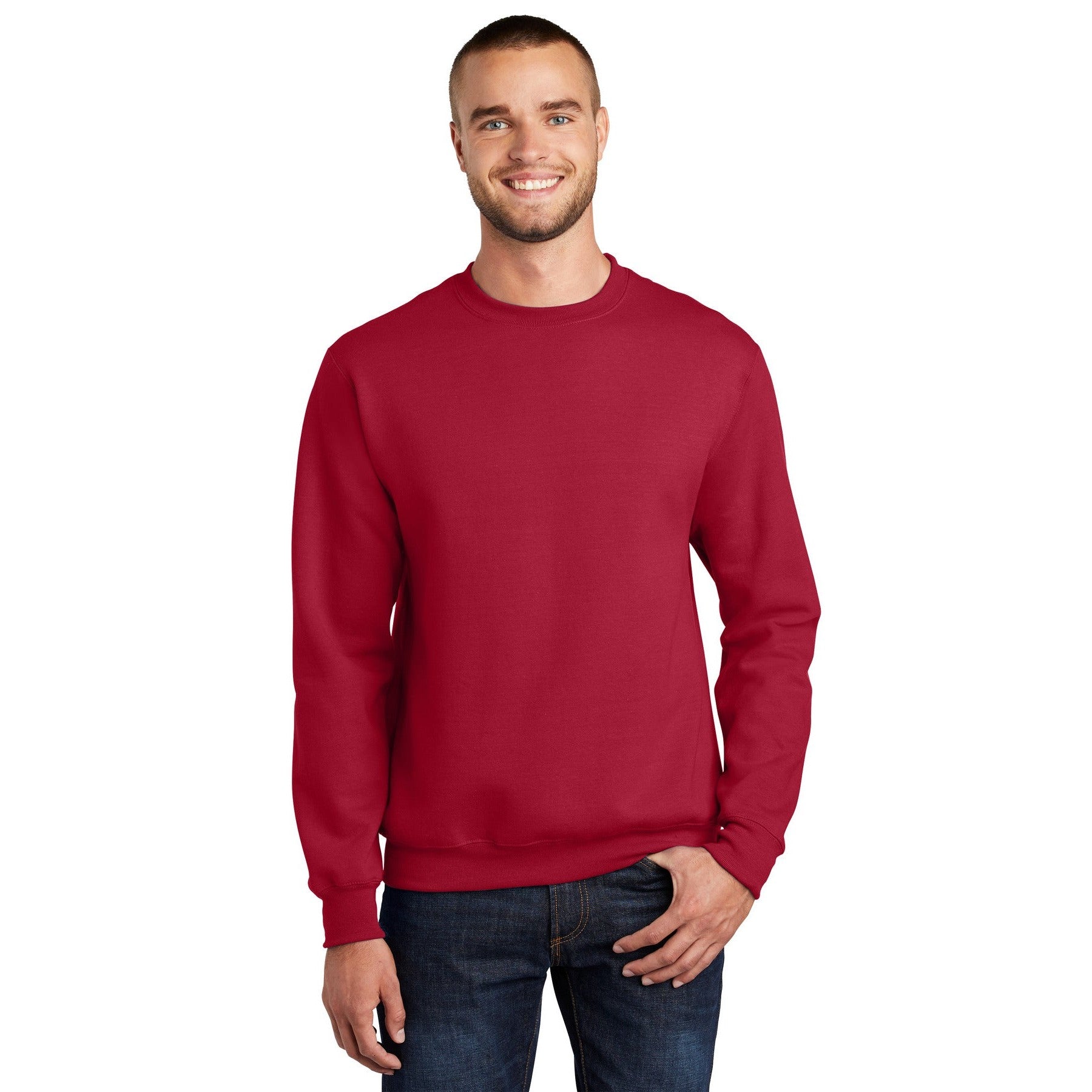 Port & Company-Port & Company® - Essential Fleece Crewneck Sweatshirt. PC90-MedTech-12